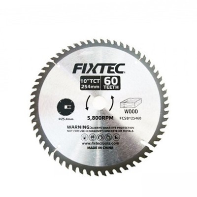 DISQUE BOIS 254*25.4MM 60 DENTS FIXTEC FIXTEC - 1